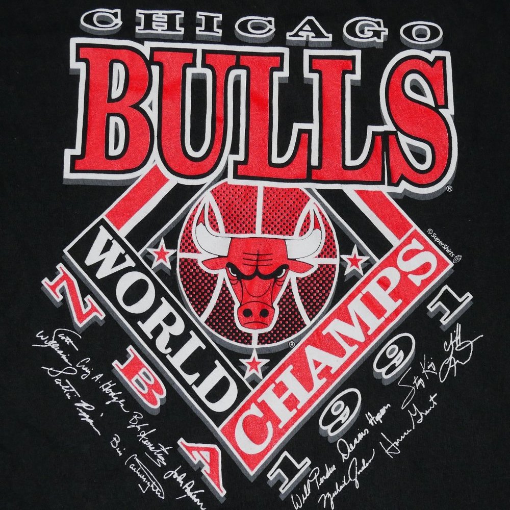 Vintage 1991 Chicago Bulls World Champs T-Shirt
